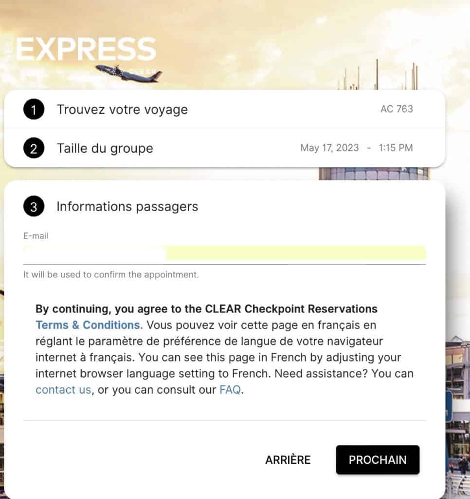 Yul express info passager