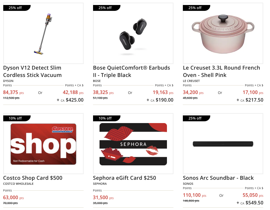 Aeroplan eStore Promotion: get up to 10x Points for Amazon Prime Day Deals - moins de points eboutique
