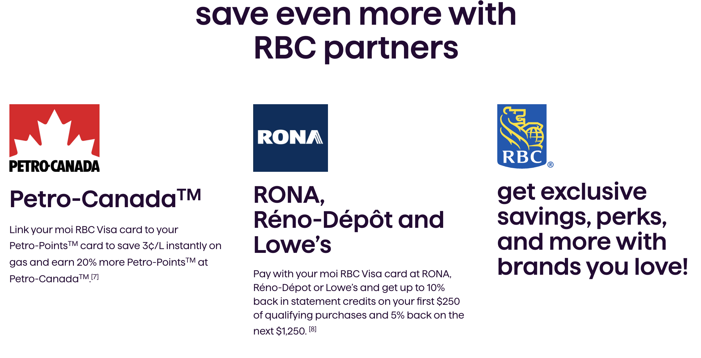 moi RBC Visa Card: Earn Up to 5,000 Points With No Annual Fee! - Avantages RBC moi visa