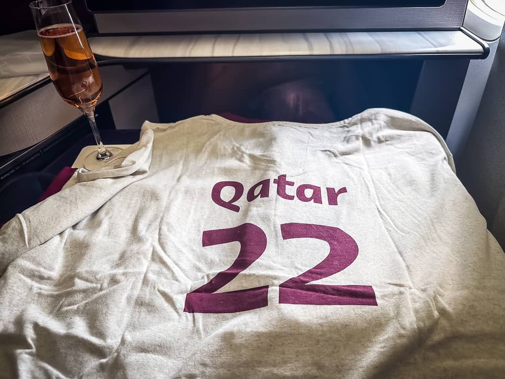 qatar airways pyjama