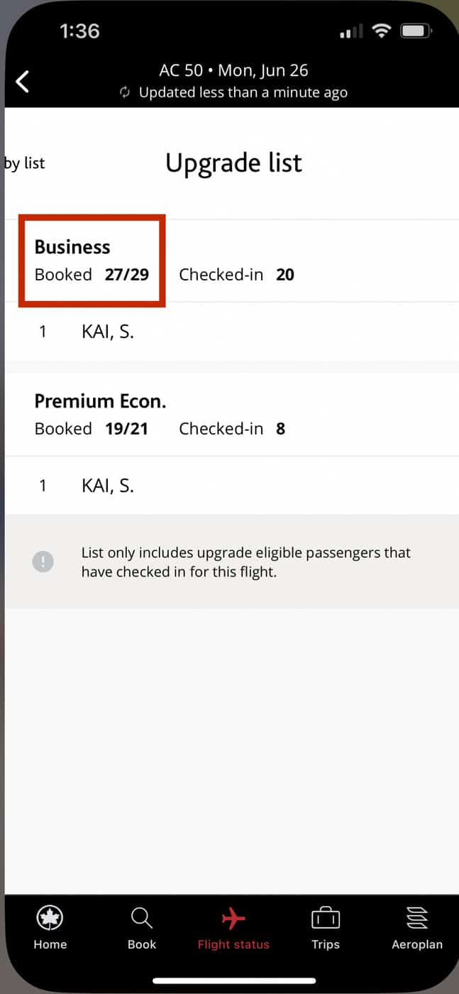 Déclassement&nbsp;: Que faire lorsque les surclassements d’Air Canada tournent au vinaigre? - AC J-1125
