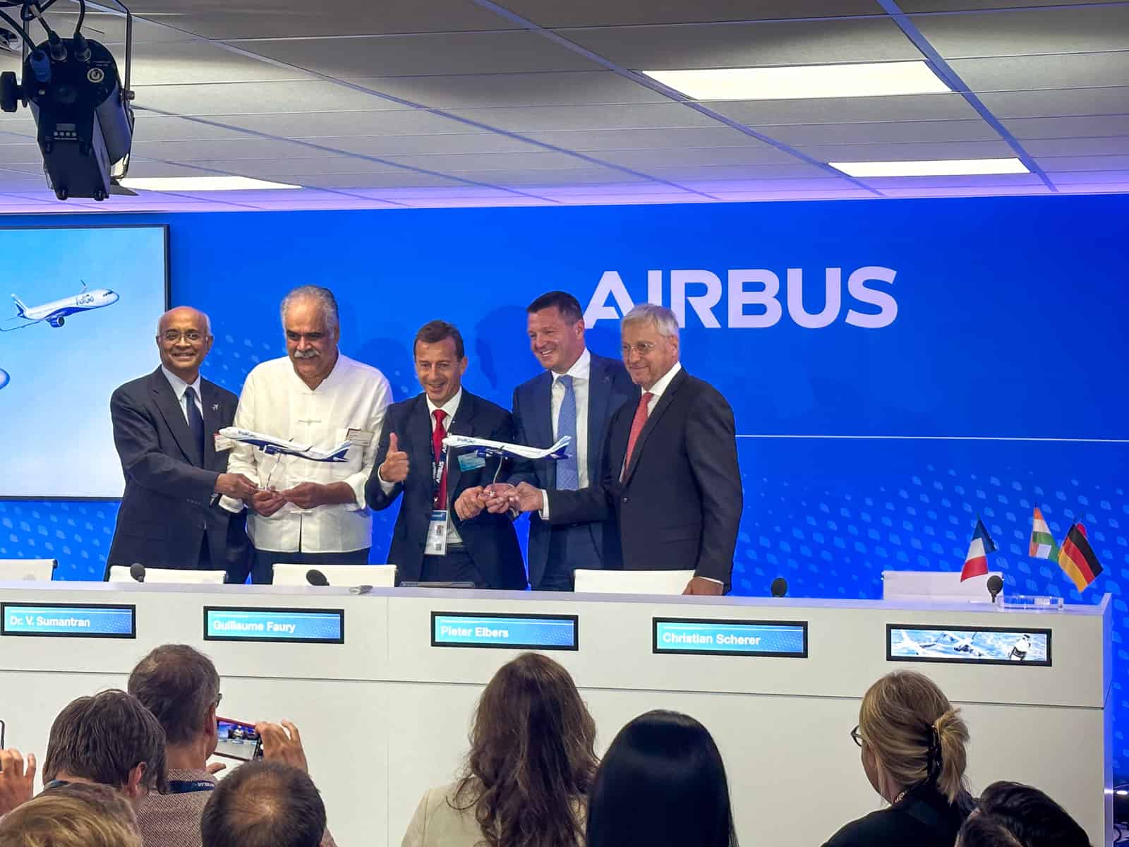 Our visit to the Paris Air Show - Le Bourget - 2023 - Achats Airbus Indigo