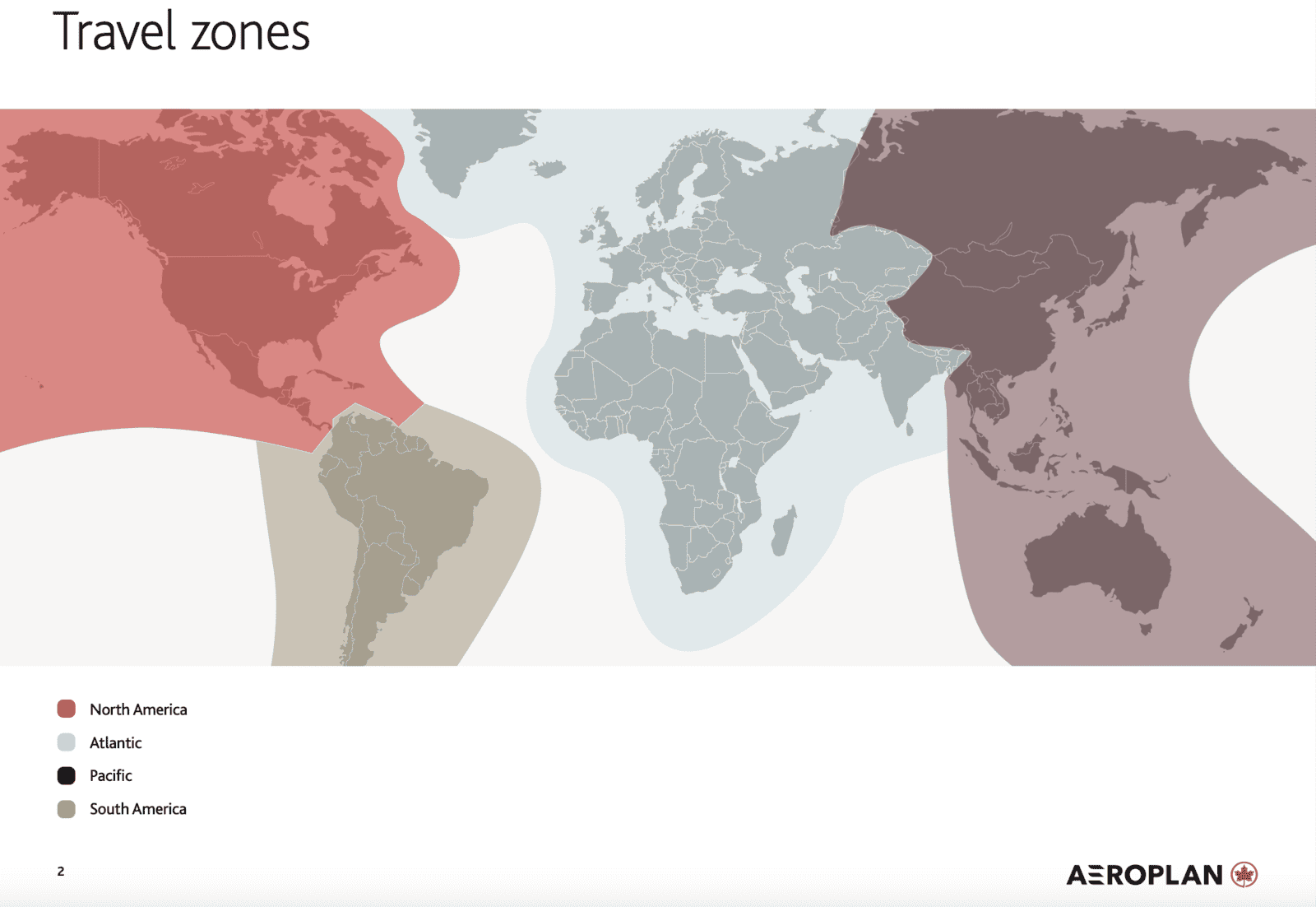 Aeroplan Sweet Spots from Europe - Aeroplan Travel Zones