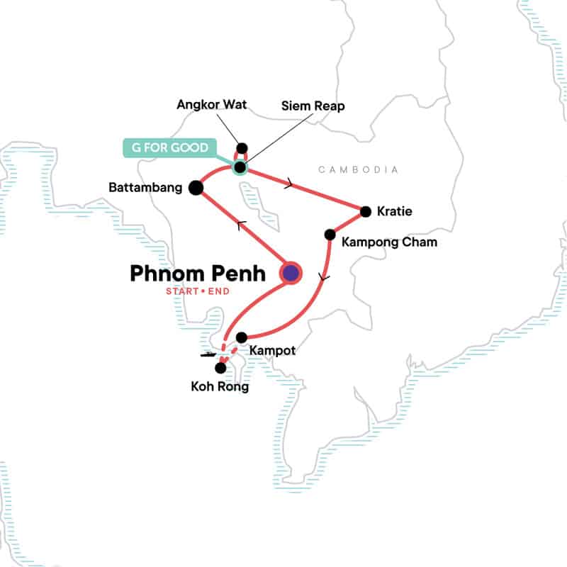 Cambodge : Guide de voyage | Itinéraires et Incontournables - gadventures cambodge