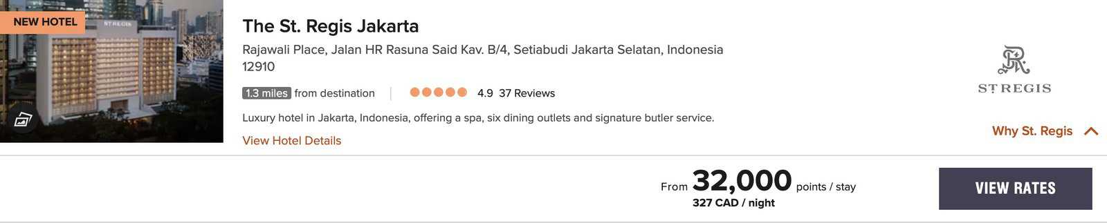 Review: The St. Regis Jakarta | Marriott Bonvoy - st regis jakarta tarif