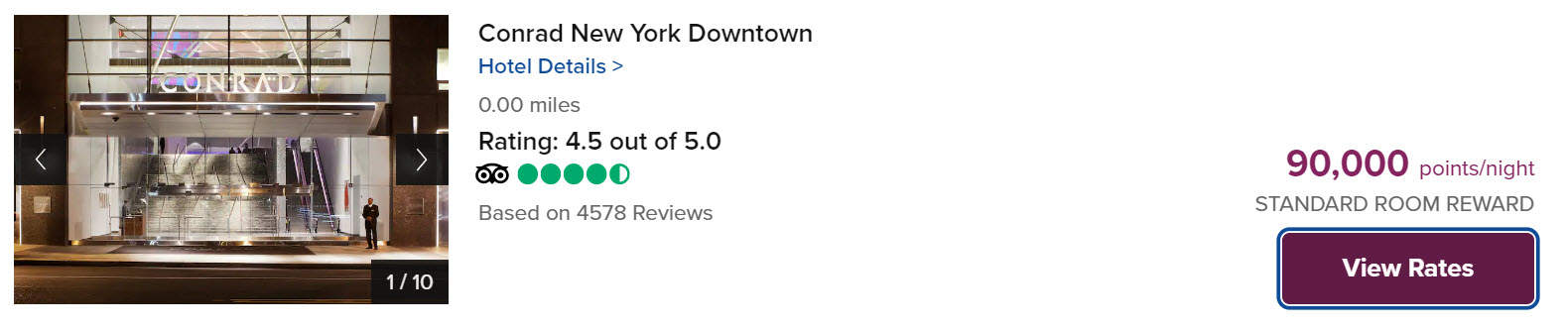 Conrad New York Downtown - Booking