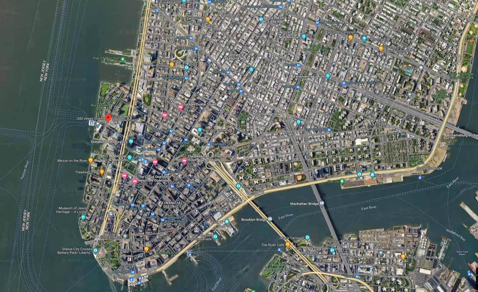 Avis&nbsp;: Conrad New York Downtown | Hilton Honors - Location 1