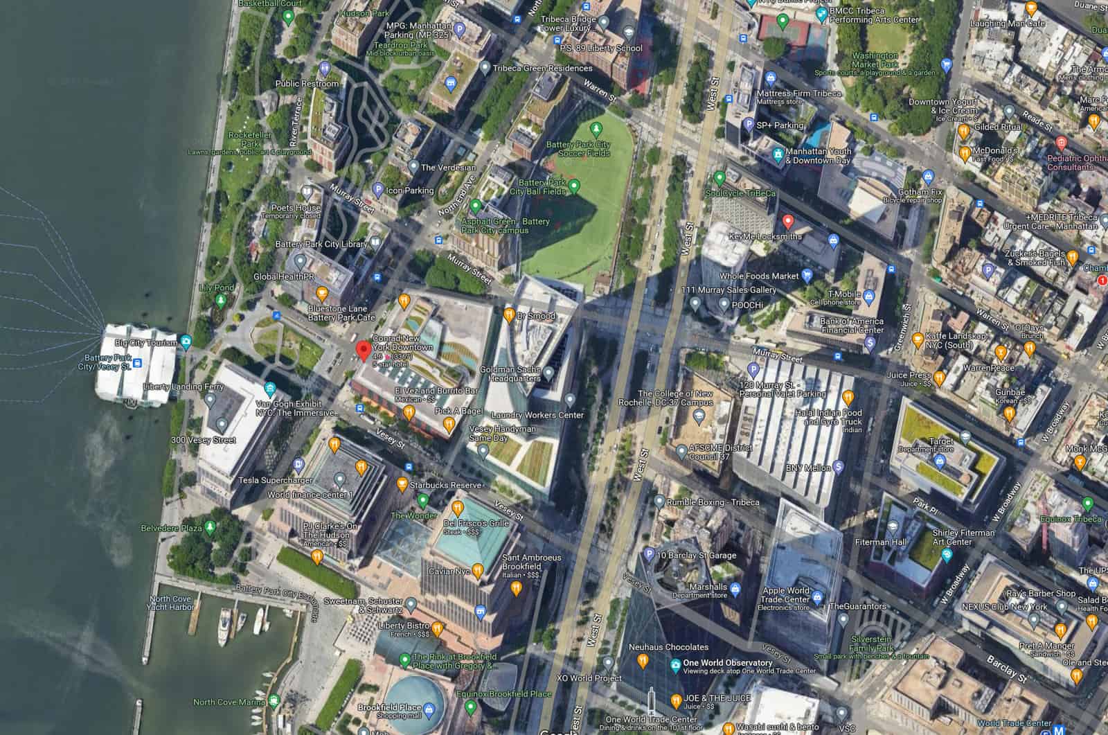 Avis&nbsp;: Conrad New York Downtown | Hilton Honors - Location 2