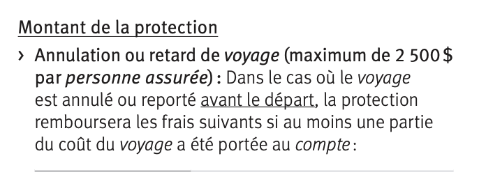 assurance voyage banque nationale