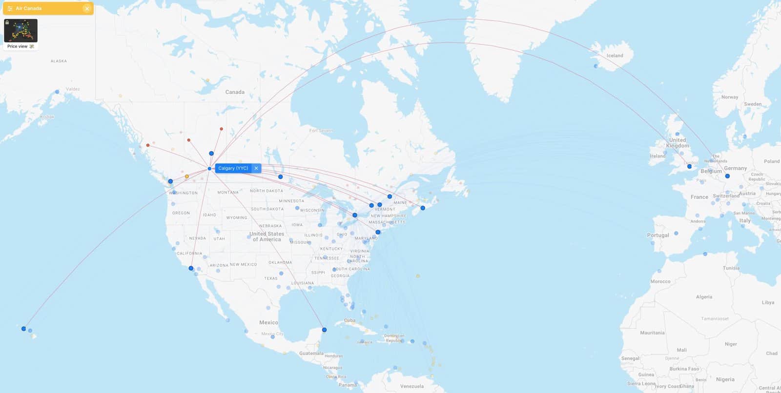 Air Canada Suspension of flights from Calgary Milesopedia.