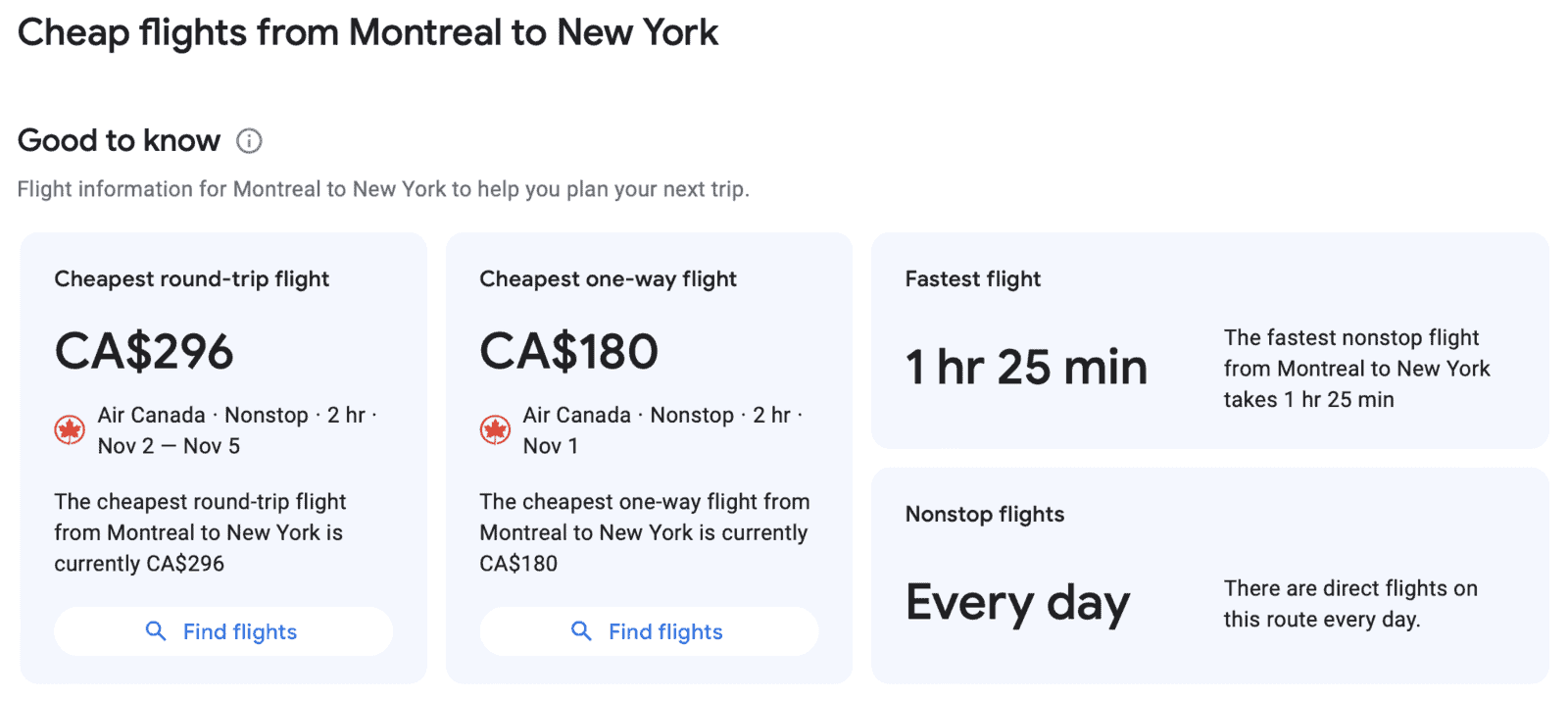 Google Flights: How to find the best flights and fares - Estimations de Prix