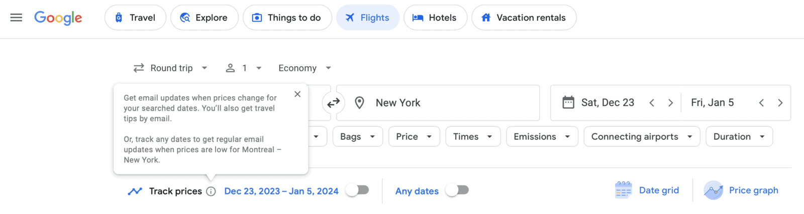 Google Flights: How to find the best flights and fares - Suivi des prix Fr