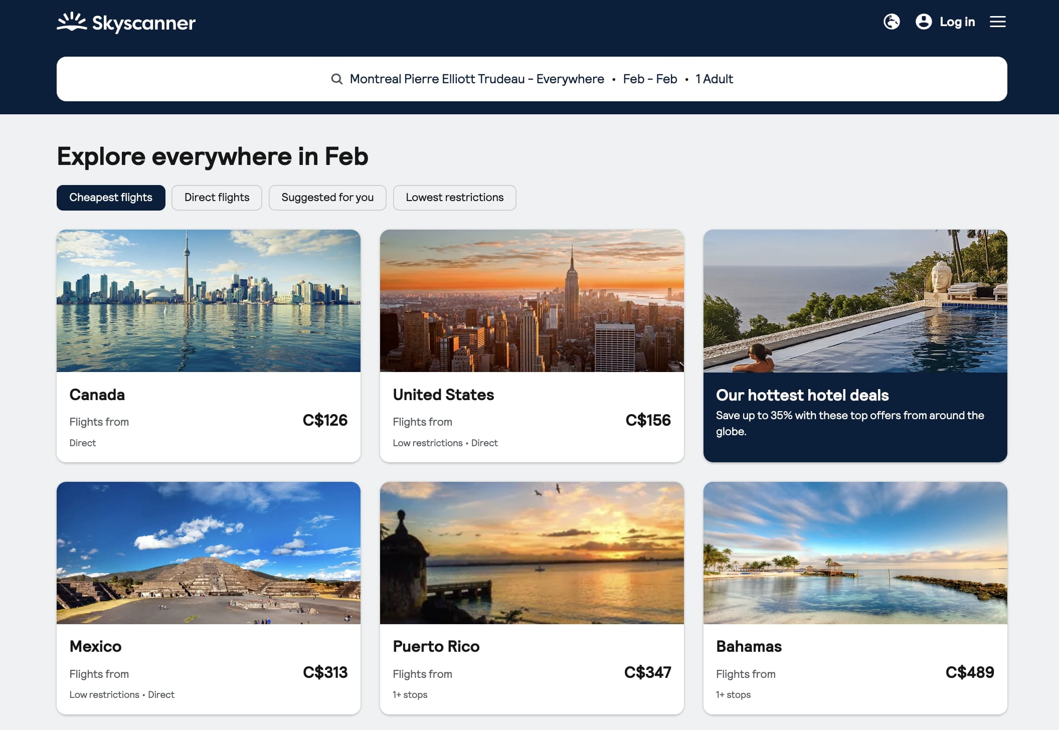 Skyscanner&nbsp;: Find the best deals on flights and hotels - skyscanner15
