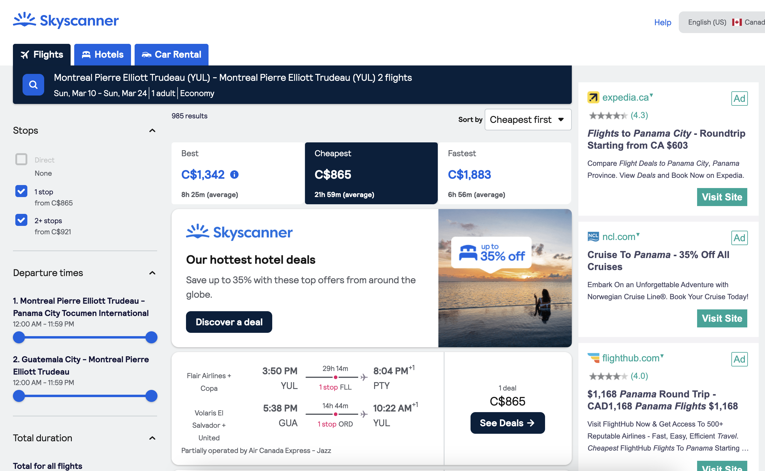 Skyscanner&nbsp;: Find the best deals on flights and hotels - skyscanner17