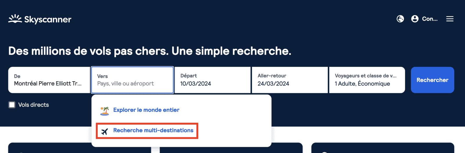 Skyscanner&nbsp;: Trouver les meilleurs prix pour les vols et hôtels - skyscanner18