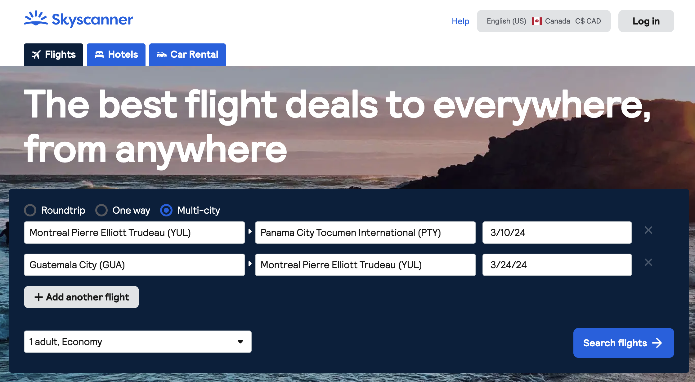 Skyscanner&nbsp;: Find the best deals on flights and hotels - skyscanner19
