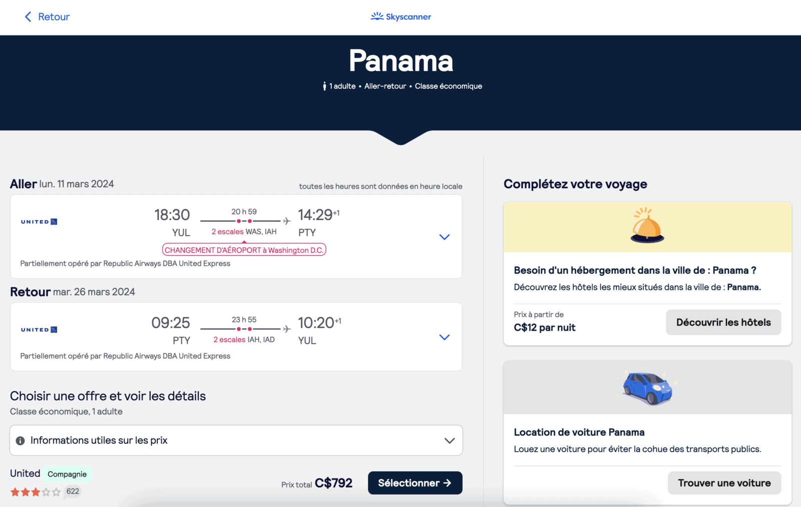 Skyscanner&nbsp;: Trouver les meilleurs prix pour les vols et hôtels - skyscanner30