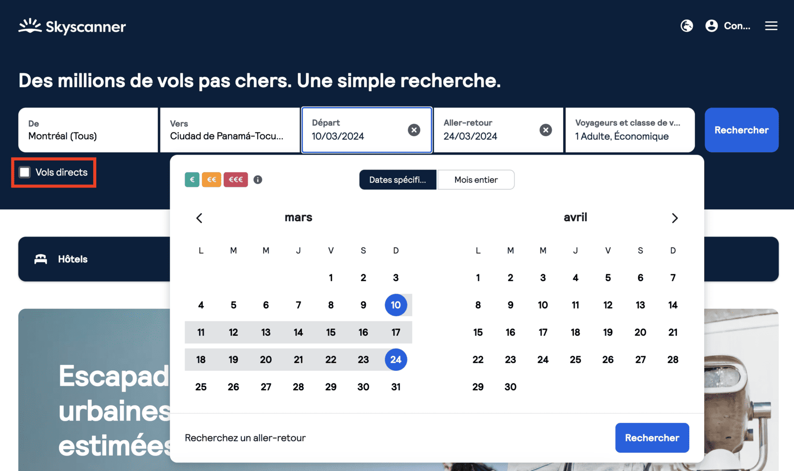 Skyscanner&nbsp;: Trouver les meilleurs prix pour les vols et hôtels - skyscanner41