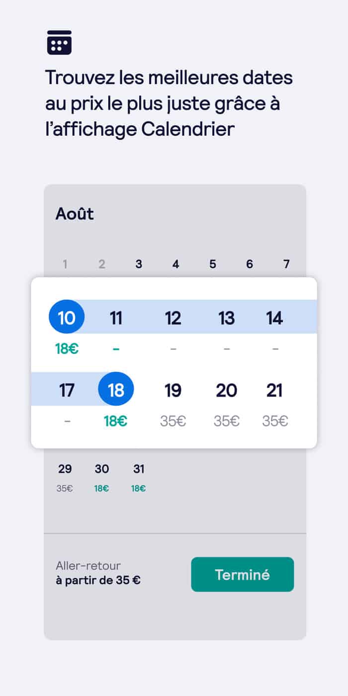 Skyscanner&nbsp;: Trouver les meilleurs prix pour les vols et hôtels - skyscanner45