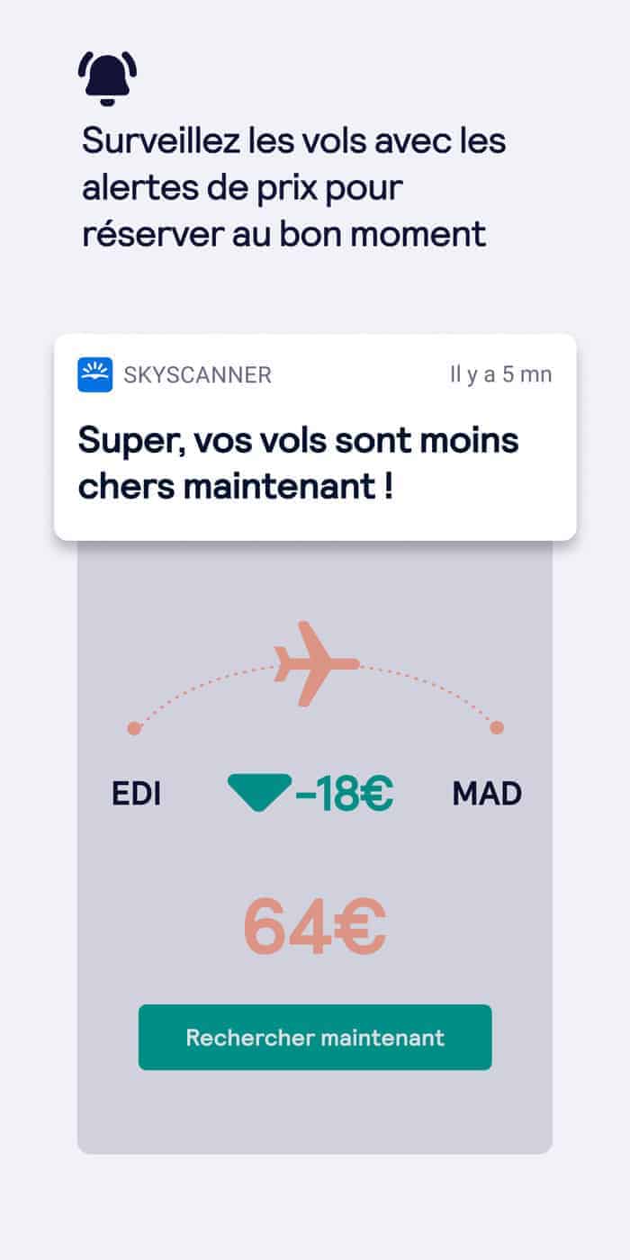 Skyscanner&nbsp;: Trouver les meilleurs prix pour les vols et hôtels - skyscanner46