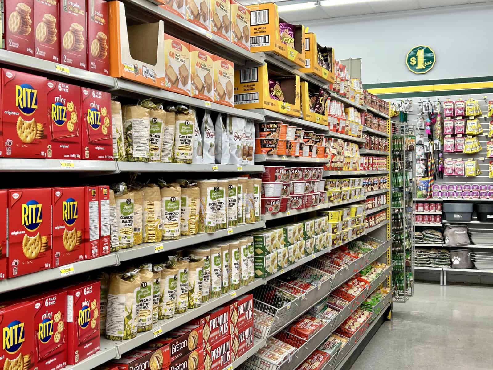 Épicerie Qu'estce qui est moins cher entre Dollarama et Walmart