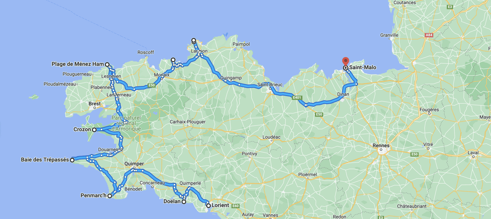 road trip tour de bretagne