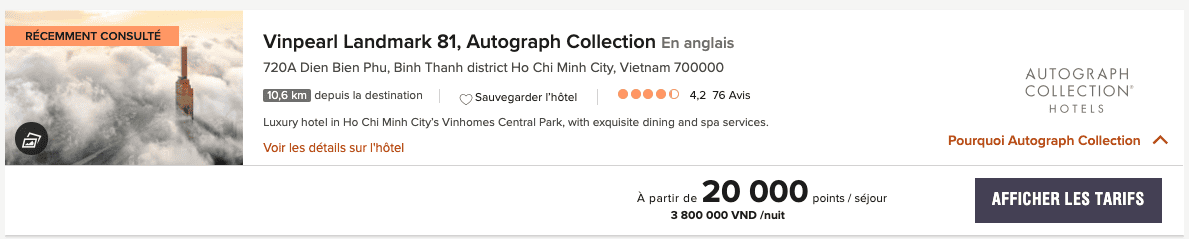 Avis&nbsp;: Vinpearl Landmark 81, Autograph Collection | Marriott Bonvoy - Vinpearl Landmark 81 tarifs