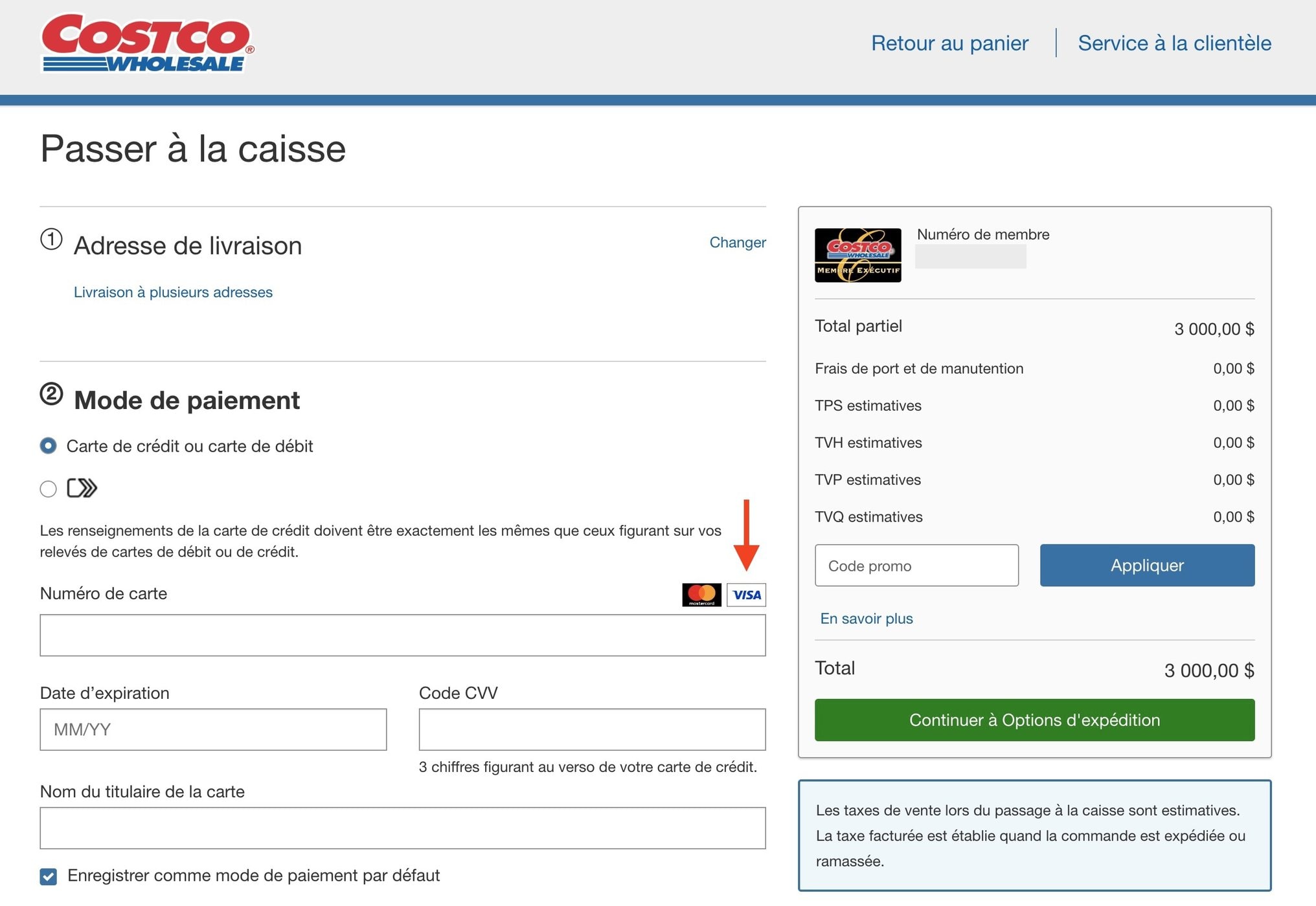 Obtenez jusqu’à 450&nbsp;$ de remise en argent par personne chez Costco&nbsp;! - Screenshot