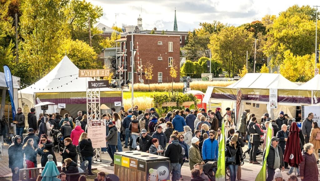 Une vue de la foire Délice d'automne