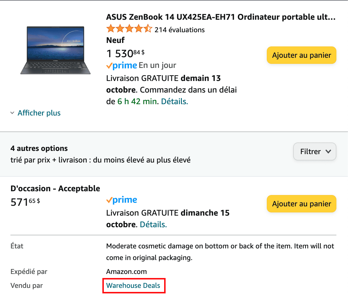 Achat d’un ordinateur portable&nbsp;: Comment maximiser les économies et les récompenses - amazon warehouse deals fr