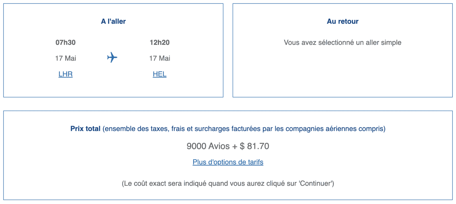 Avios&nbsp;: Nos meilleures astuces d’accumulation et d’échange avec British Airways Club - avios sweetspots lhr hel fr