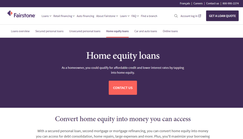 Fairstone - Home equity loans