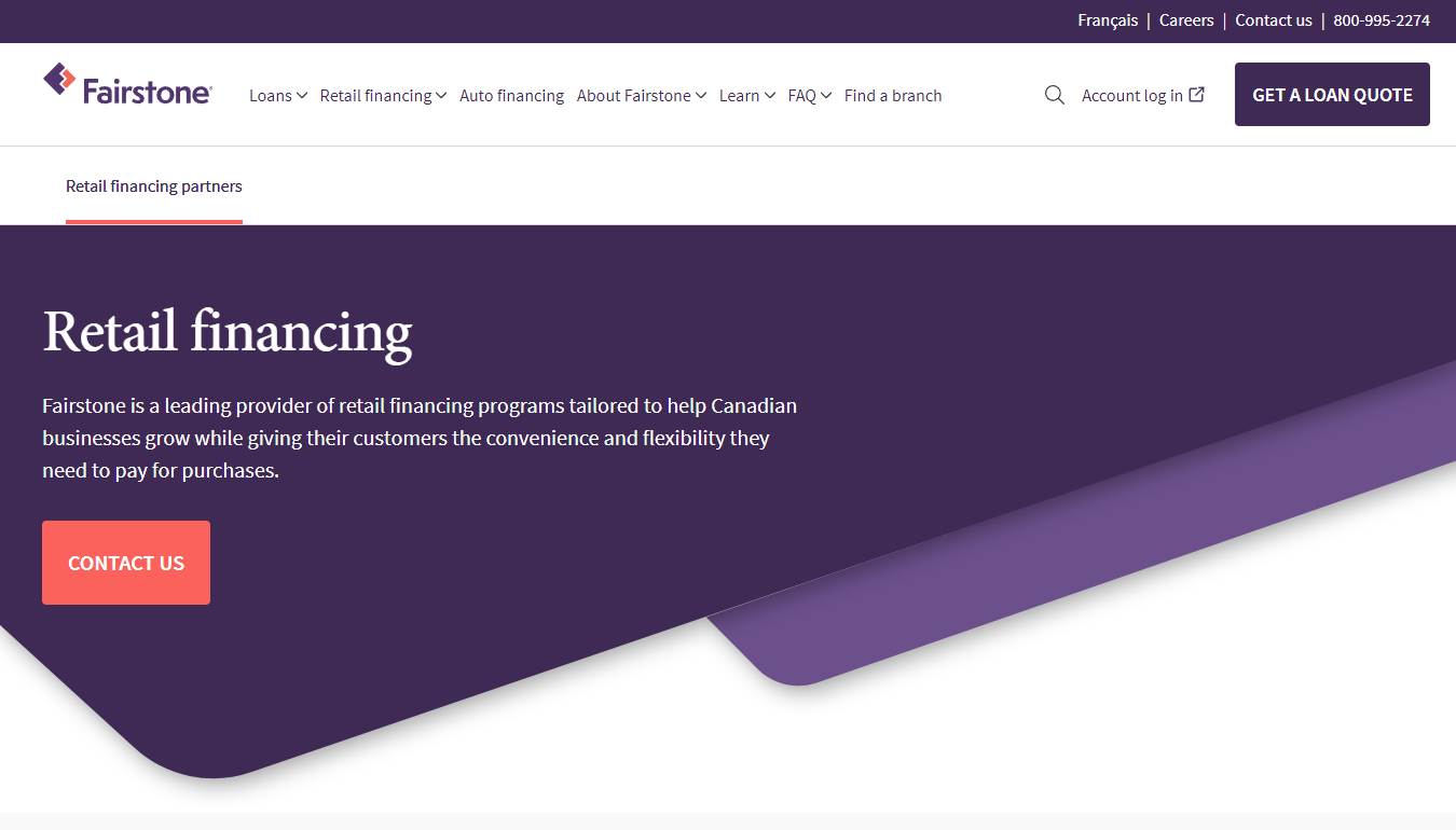 Review of Fairstone Financial - Retail financing