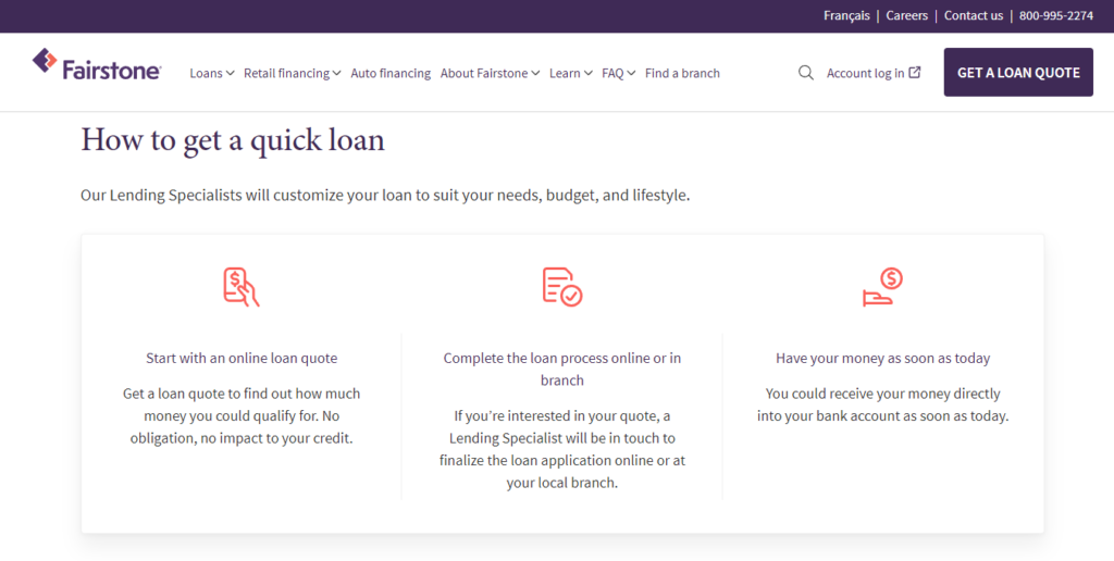Fairstone - How to get a quick loan