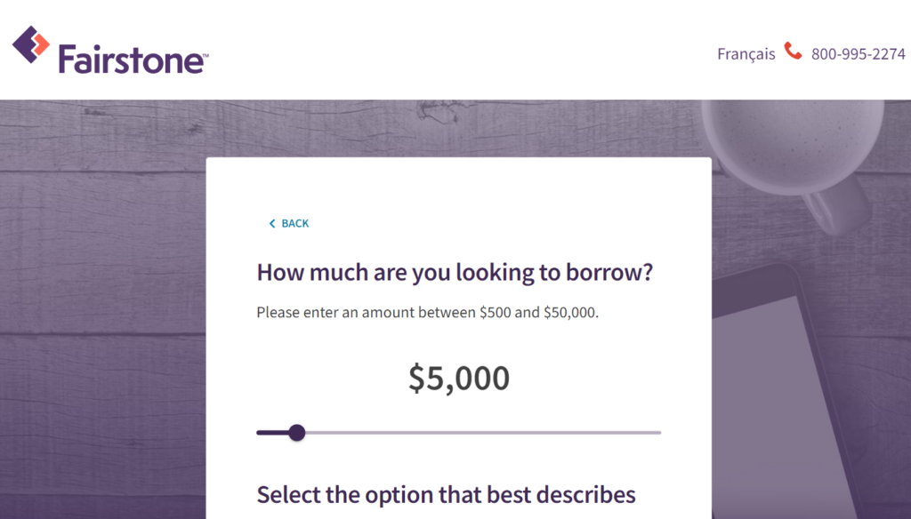 Fairstone- Get a quick and free personalized loan quote