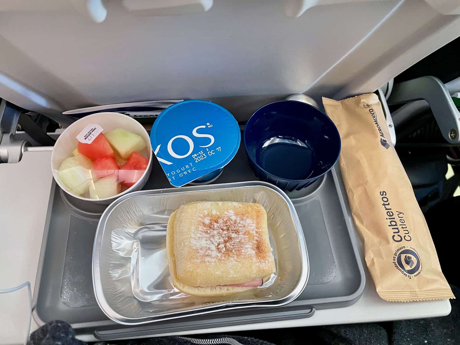 Review&nbsp;: Aeromexico 737-8 MAX/ 737-9 MAX Economy Class - Dejeuner a bord-MaudeCarrier