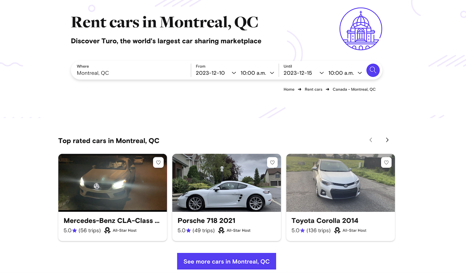 Car Sharing: Earn Money Renting Your Car With Turo While Travelling - Turo-choix-voiture