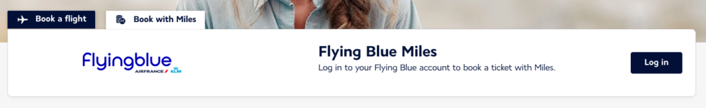 Flying Blue Reward Tickets