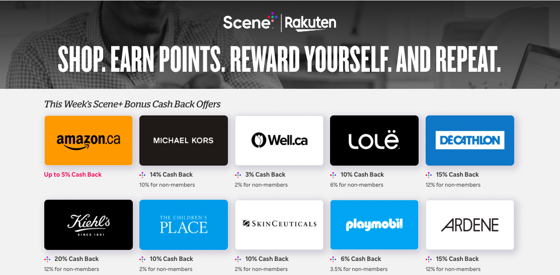 Rakuten and Scene+ promotion: up to 15% cash back this week! Milesopedia