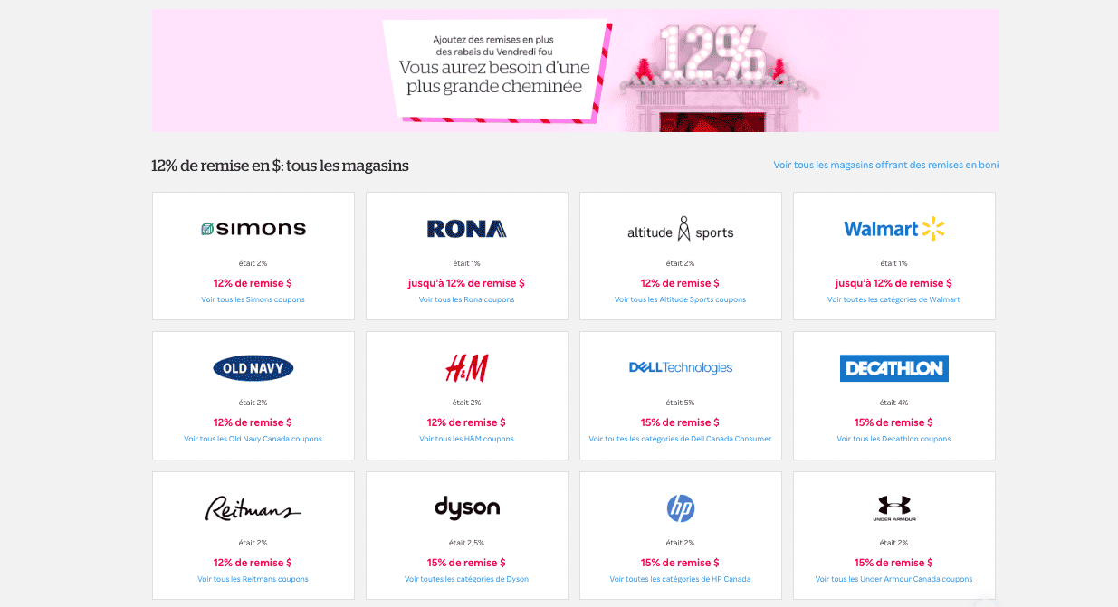 Vendredi Fou - Cyber Lundi 2025&nbsp;: les meilleures offres au Canada - Rakuten Vendredi fou 12 FR