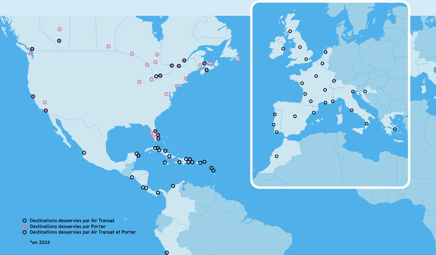 Vols Air Transat&nbsp;: Astuces pour économiser sur vos billets d’avion - Carte transat-porter