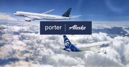 Porter Airlines et Alaska Airlines