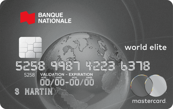 carte world elite mastercard banque nationale