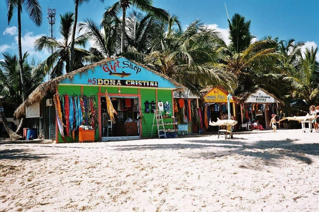 kiosques à la plage