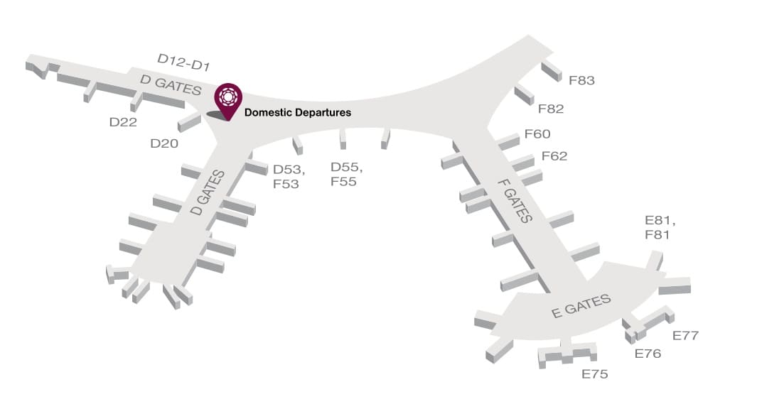 Avis&nbsp;: Salon Plaza Premium Lounge, Aéroport Pearson de Toronto (YYZ), Terminal 1, Vols domestiques - map1
