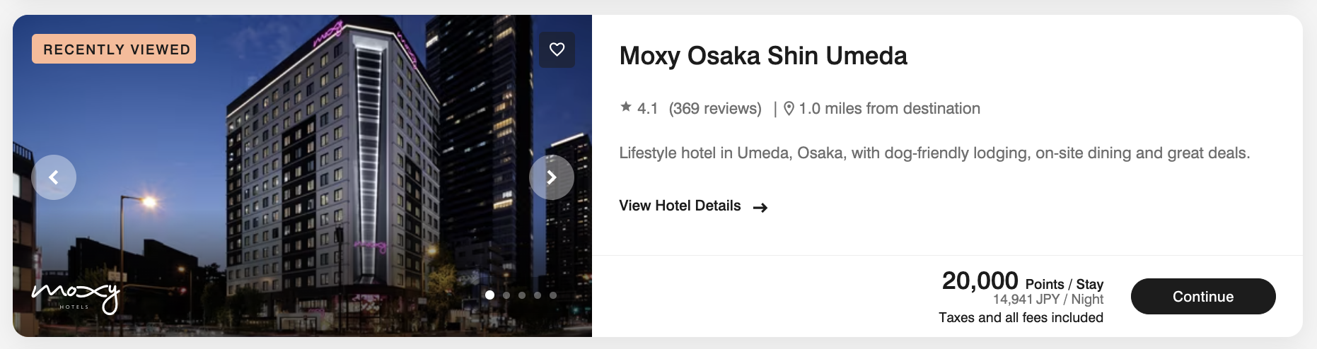 Review&nbsp;: Moxy Osaka Shin Umeda | Marriott Bonvoy - moxy-osaka-shin-umeda-points-fr