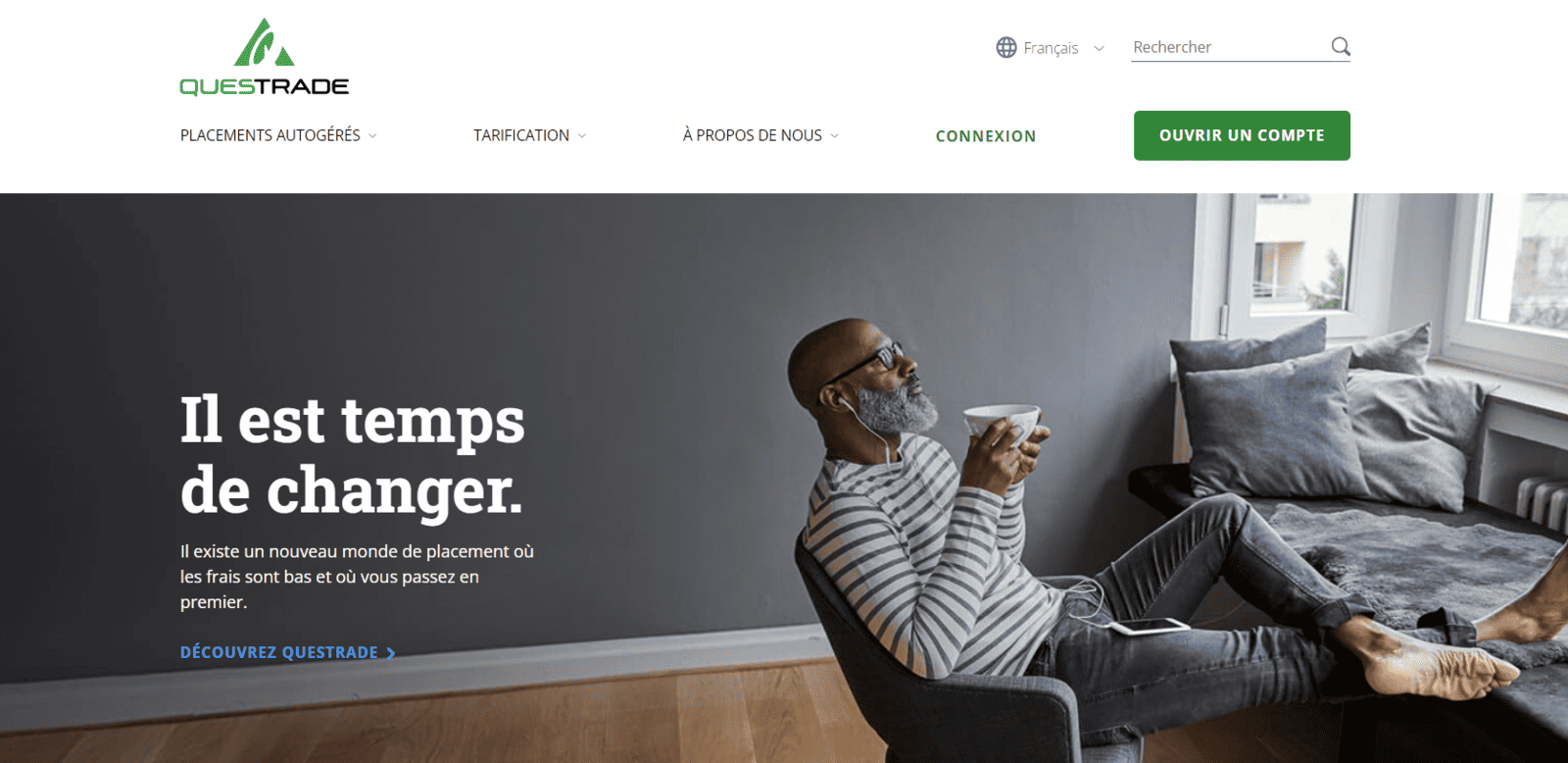 Évaluation de Questrade&nbsp;: société indépendante de courtage en ligne au Canada - 01. Questrade FR