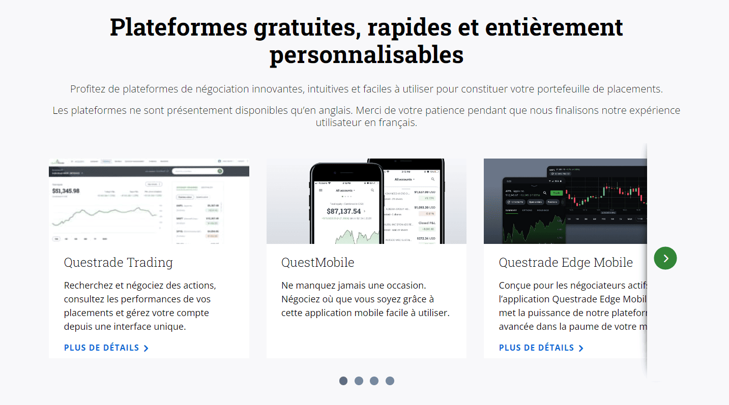 Évaluation de Questrade&nbsp;: société indépendante de courtage en ligne au Canada - 03. Questrade FR