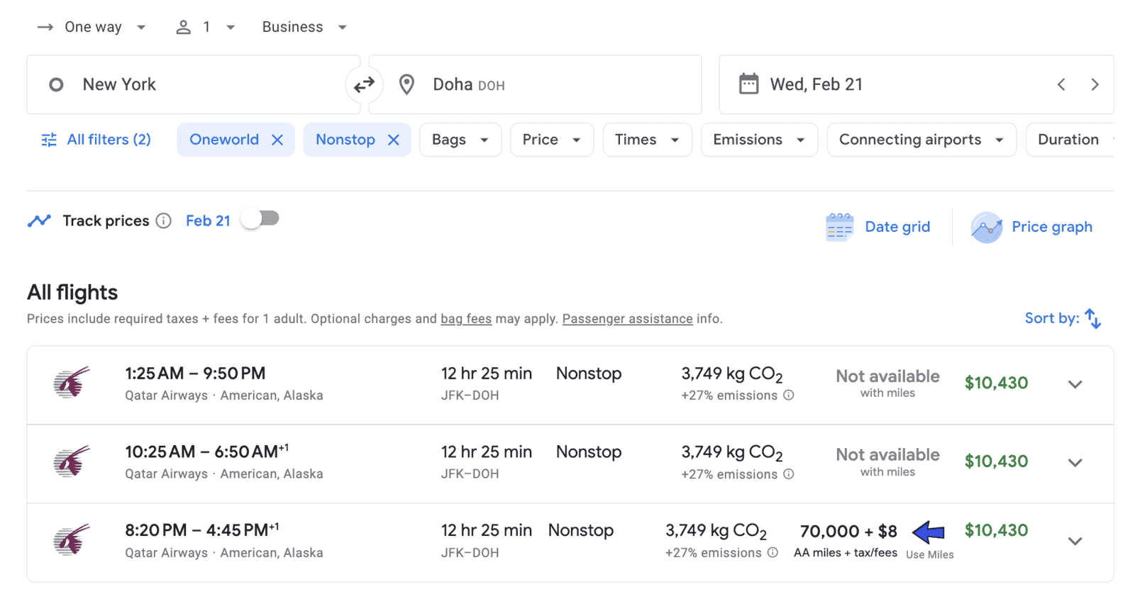 Google Flights: How to find the best flights and fares - AA-Avios 2