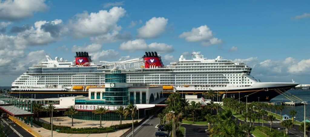 Disney Wish au port